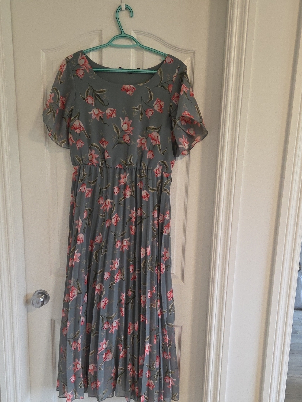 Dress With Pleated Skirt